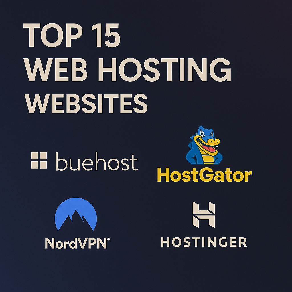 Top 15 Web Hosting Websites